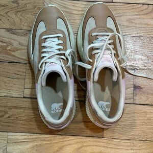 Sorel Brown and Cream Sneakers